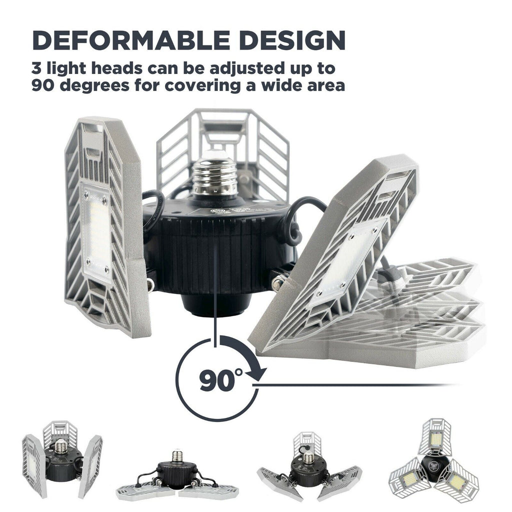 Super Bright Adjustable LED Garage and Basement Light