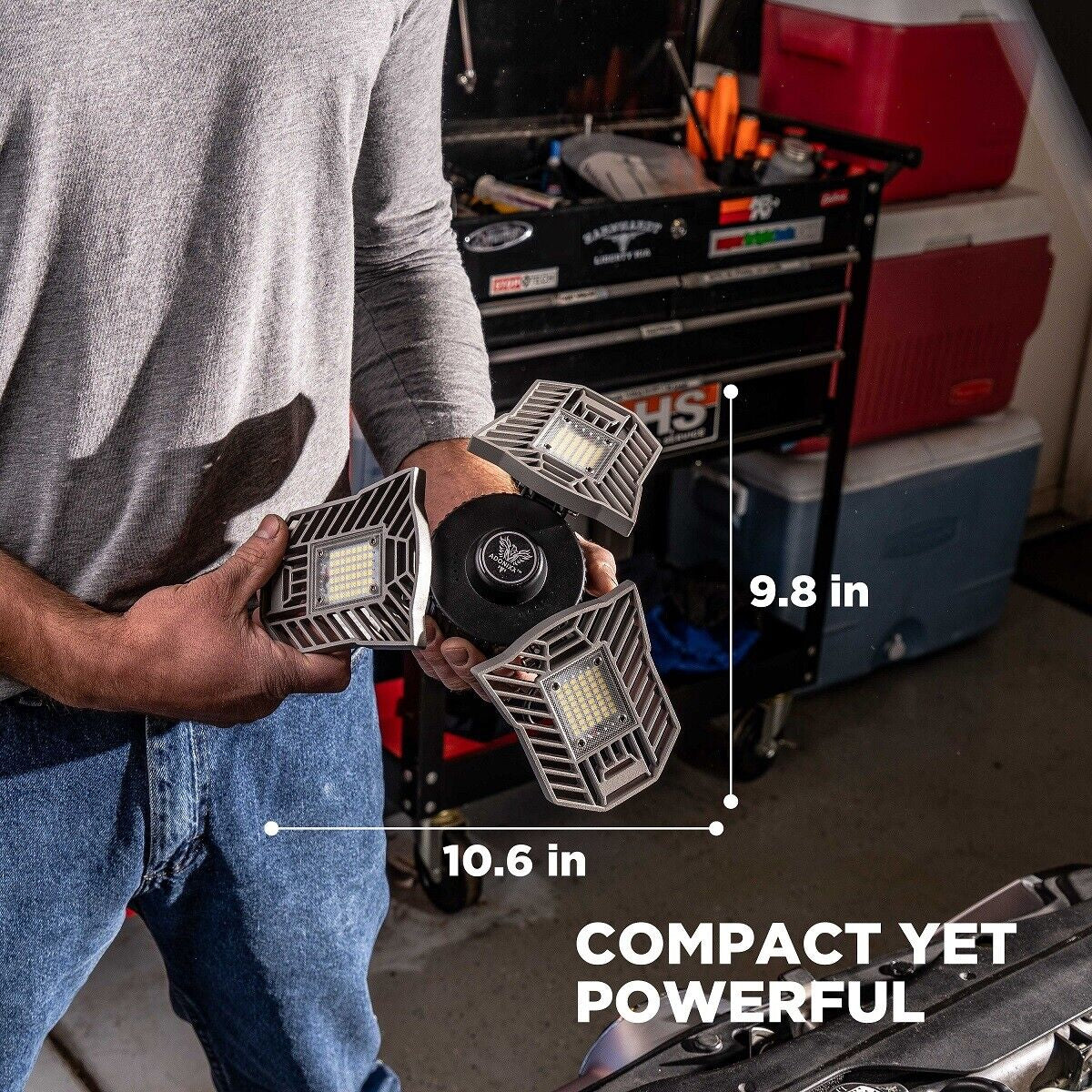 Super Bright Adjustable LED Garage and Basement Light