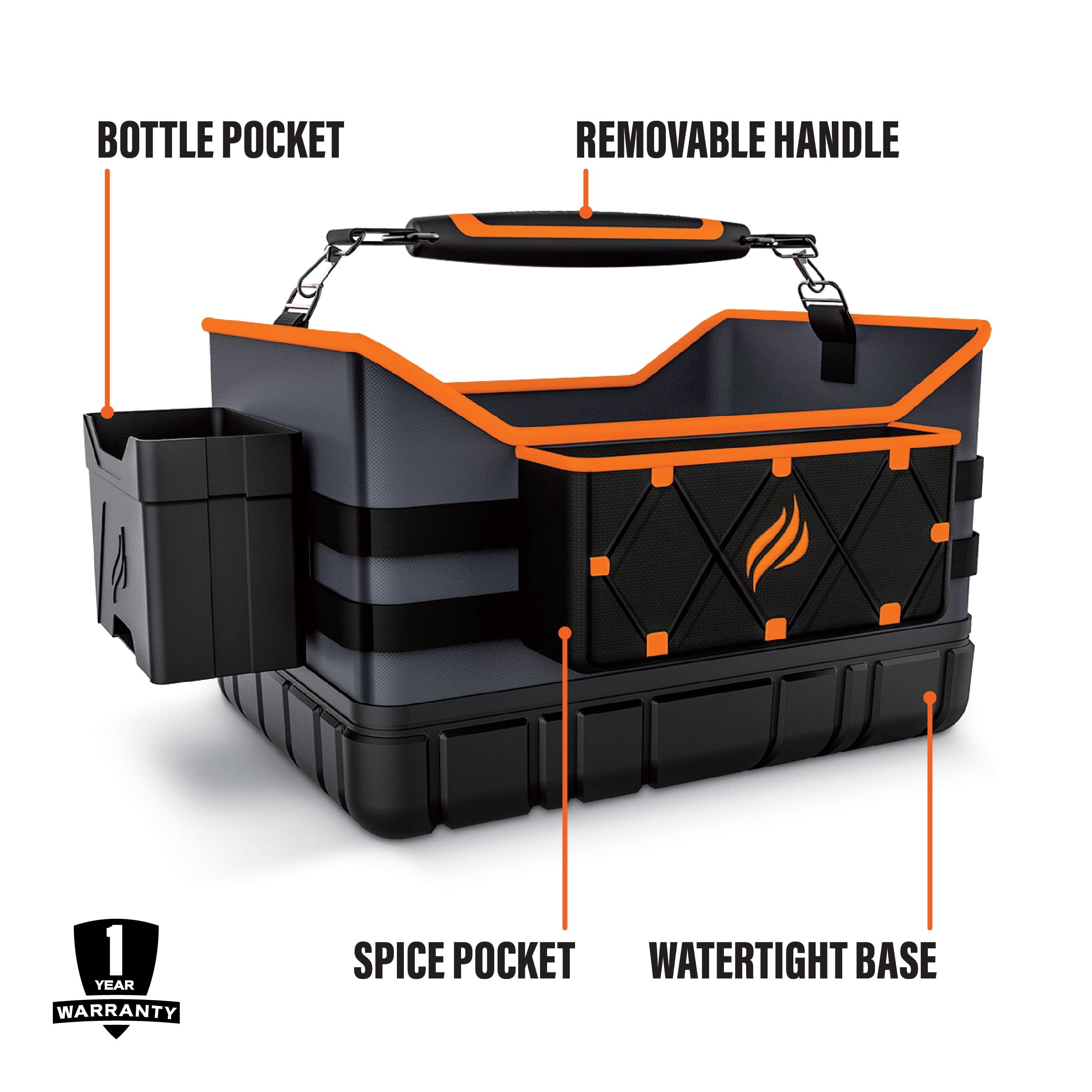 Griddle Caddy for Transporting Griddle and Grill Tools