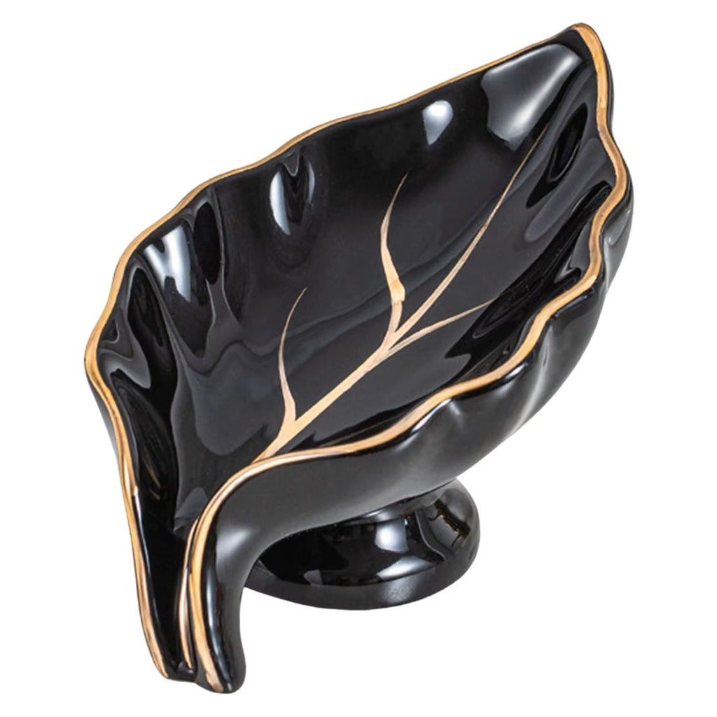 Elegant Self-Draining Ceramic Soap Dish - Stylish Storage for Bathtub, Toilet, and Shower Decor