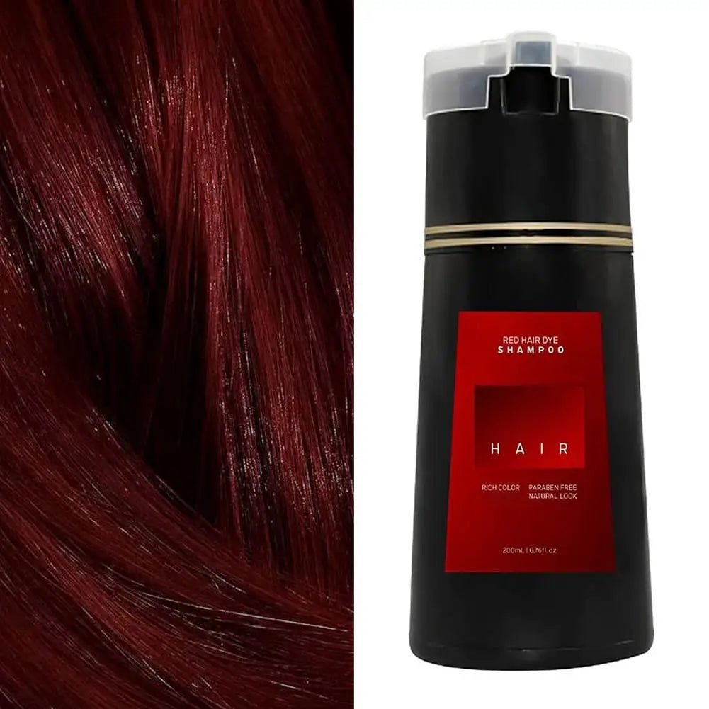 Transform Your Look with 200ML Nova Hair Instant Dye Shampoo - Long Lasting Color for Men and Women