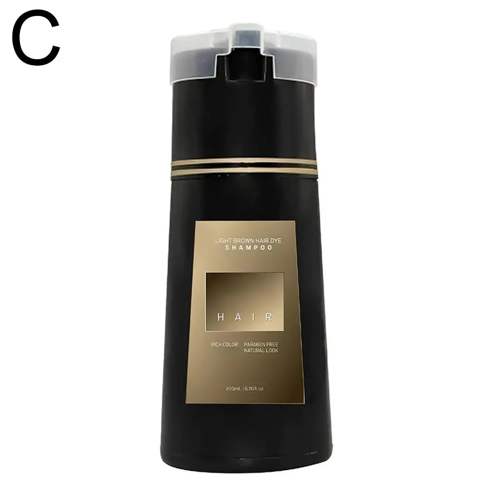 Transform Your Look with 200ML Nova Hair Instant Dye Shampoo - Long Lasting Color for Men and Women