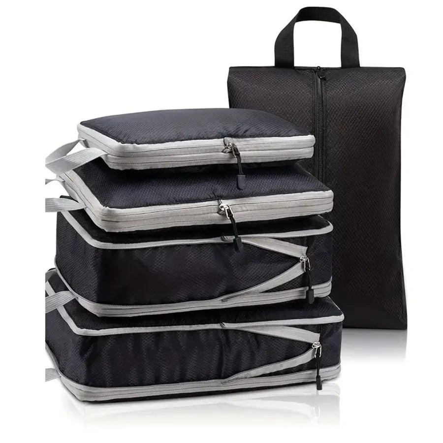 Compression Packing Cubes for Travel Organizers Bag Travel Packing Organizers Luggage Cubes for Packing Ultralight Expandable