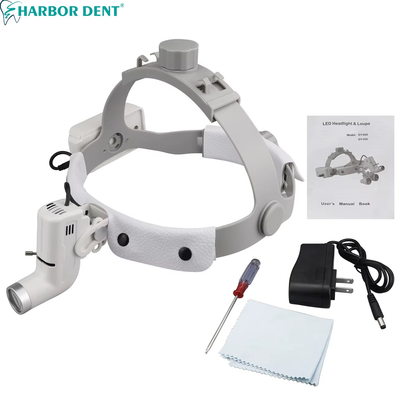 Dental 5W LED Headlight with Adjustable Brightness for Surgical and Laboratory Use