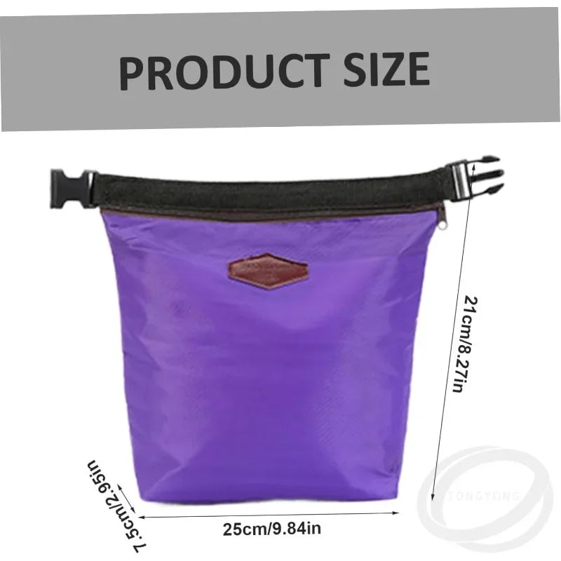 1Pcs Insulated Lunch Bags Leakproof Small Cooler Bag Oxford Waterproof Thermal Bag Portable Cool Bag Camping Picnic Bento Bags