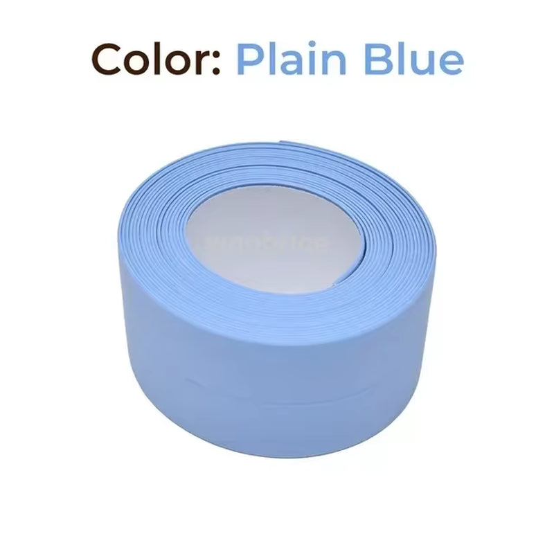 Self-Adhesive Waterproof PVC Sealing Strip Tape for Bathroom, Kitchen & Toilet - Mold-Proof Caulk Solution