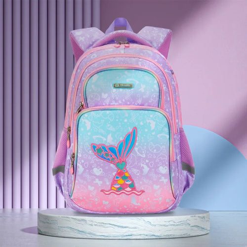 Cartoon Unicorn 3 Piece Set School Bags for Girls Boys Kids Space Backpack Primary School Students Backpack with Lunch Box