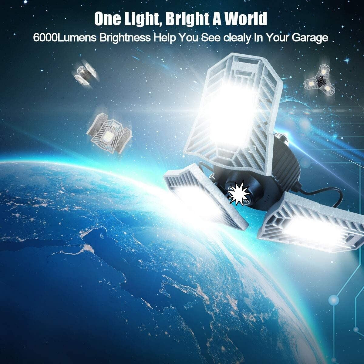 Super Bright Adjustable LED Garage and Basement Light