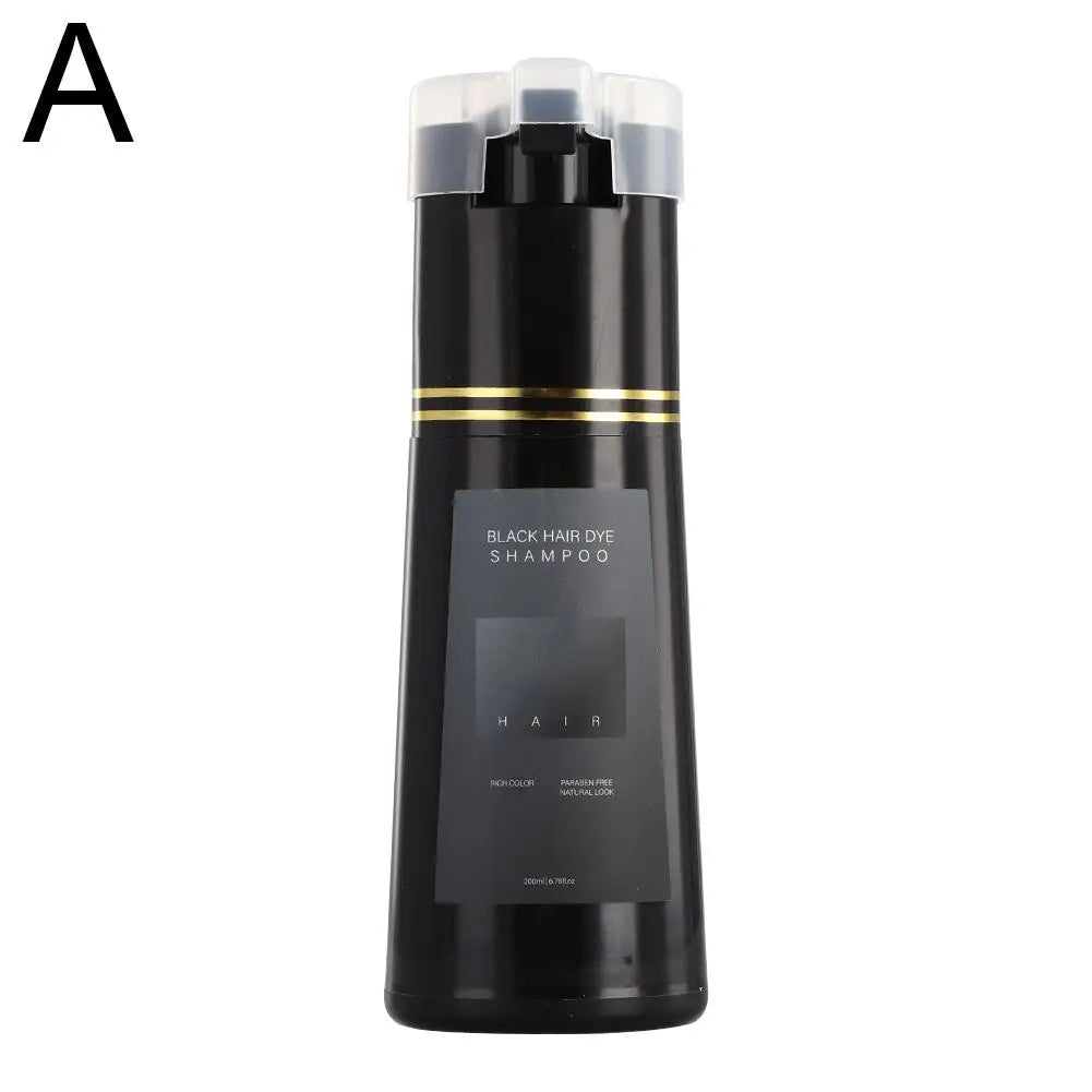 Transform Your Look with 200ML Nova Hair Instant Dye Shampoo - Long Lasting Color for Men and Women