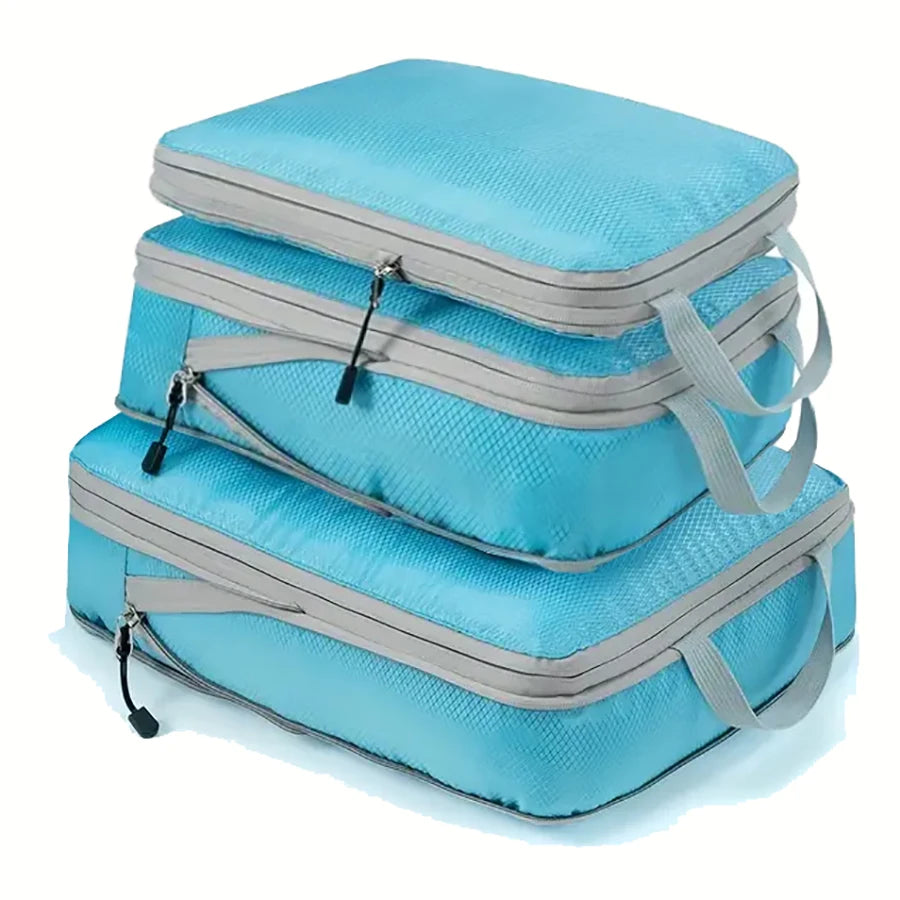 Compression Packing Cubes for Travel Organizers Bag Travel Packing Organizers Luggage Cubes for Packing Ultralight Expandable