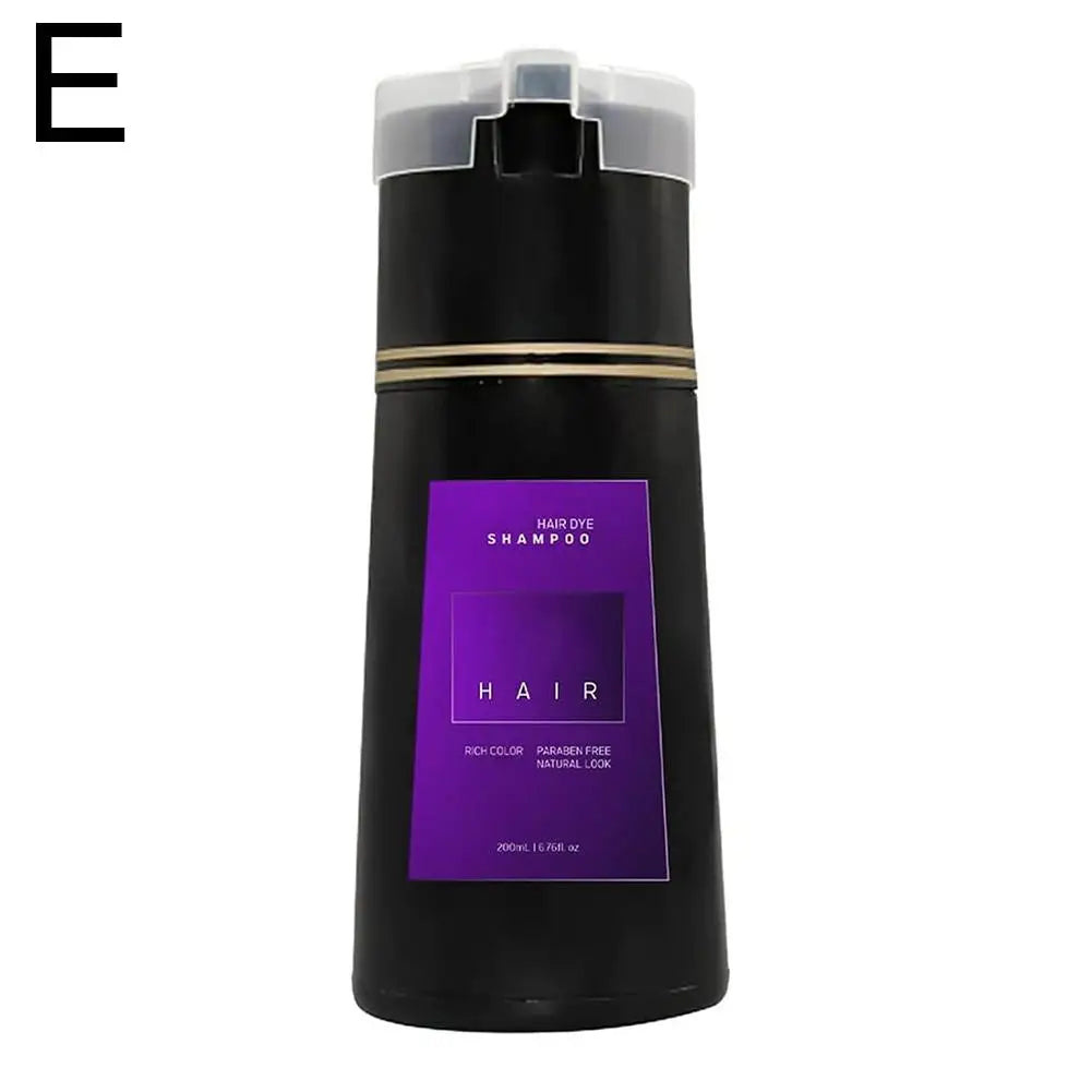 Transform Your Look with 200ML Nova Hair Instant Dye Shampoo - Long Lasting Color for Men and Women
