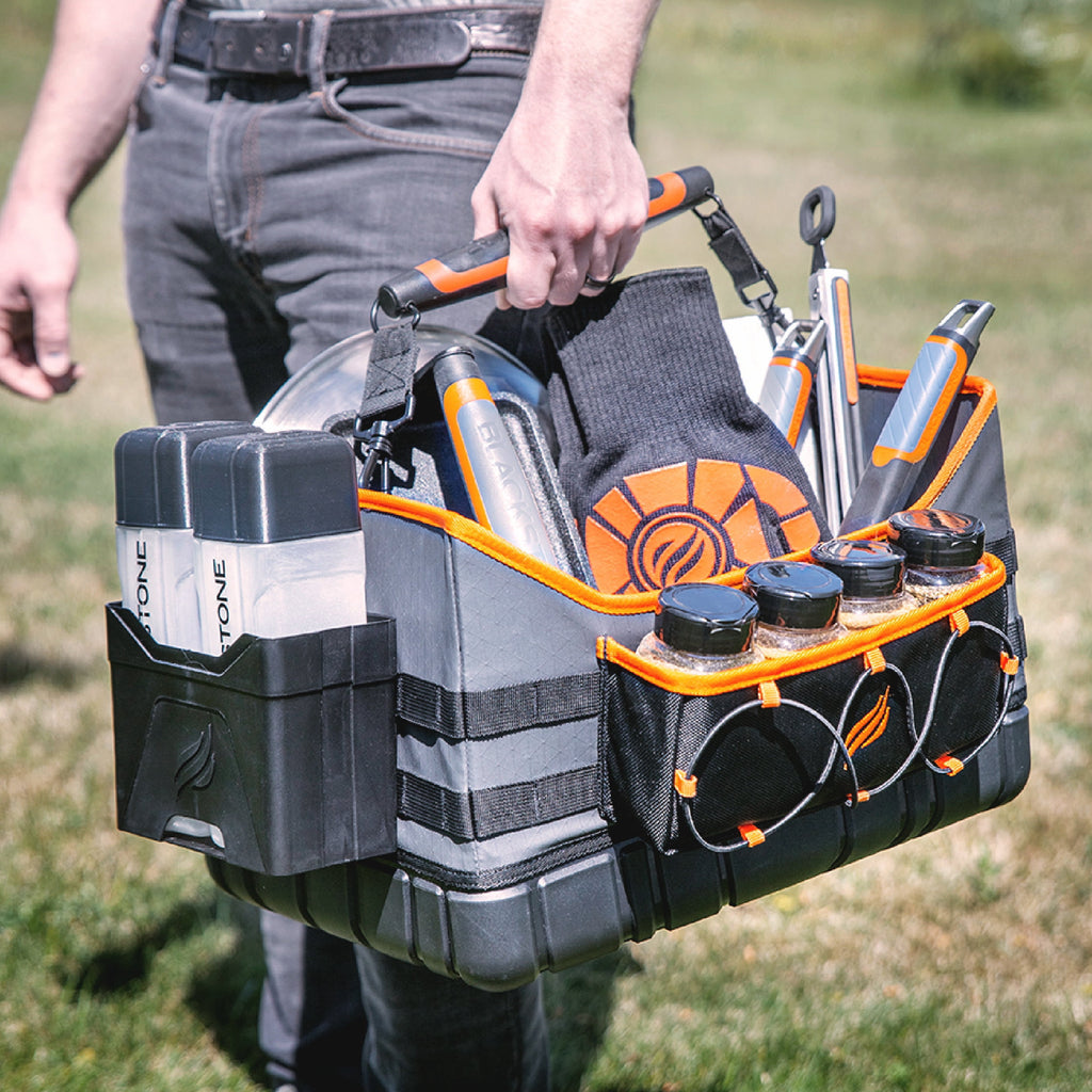 Griddle Caddy for Transporting Griddle and Grill Tools