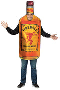 Fireball Bottle Halloween Costume for Adults, Unisex One Size, Orange
