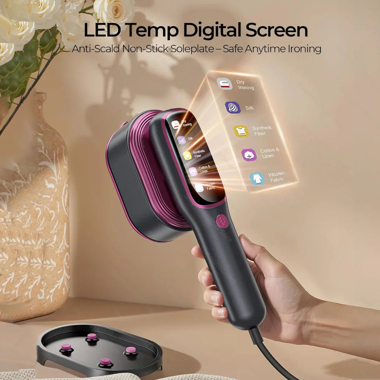Compact Handheld Garment Steamer