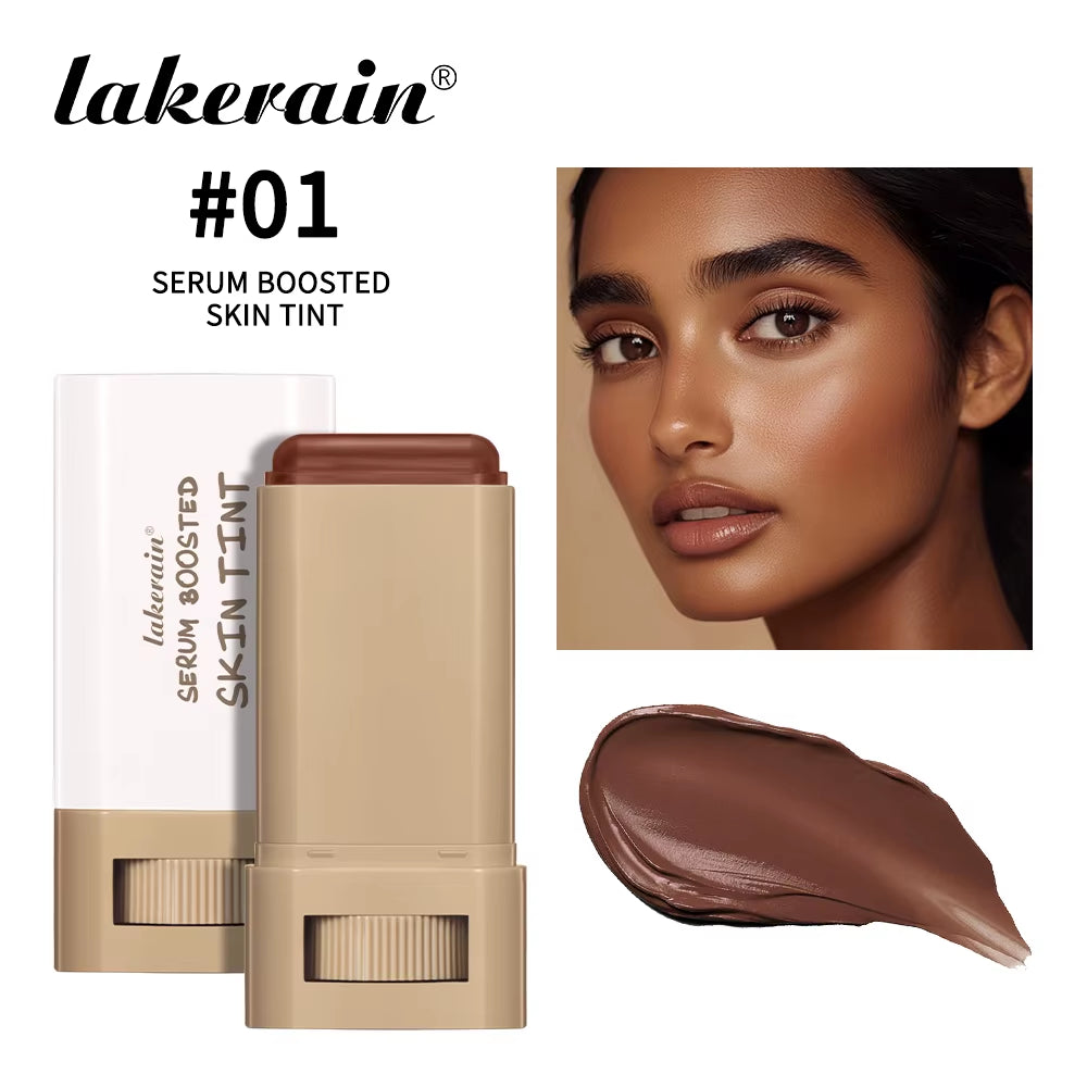 Experience Flawless Radiance with the Magic Eraser Foundation Stick - Serum Boosted Skin Tint for Smooth, High Coverage Perfection!