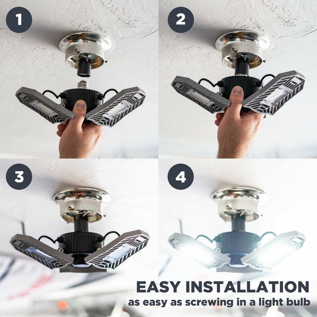 Super Bright Adjustable LED Garage and Basement Light