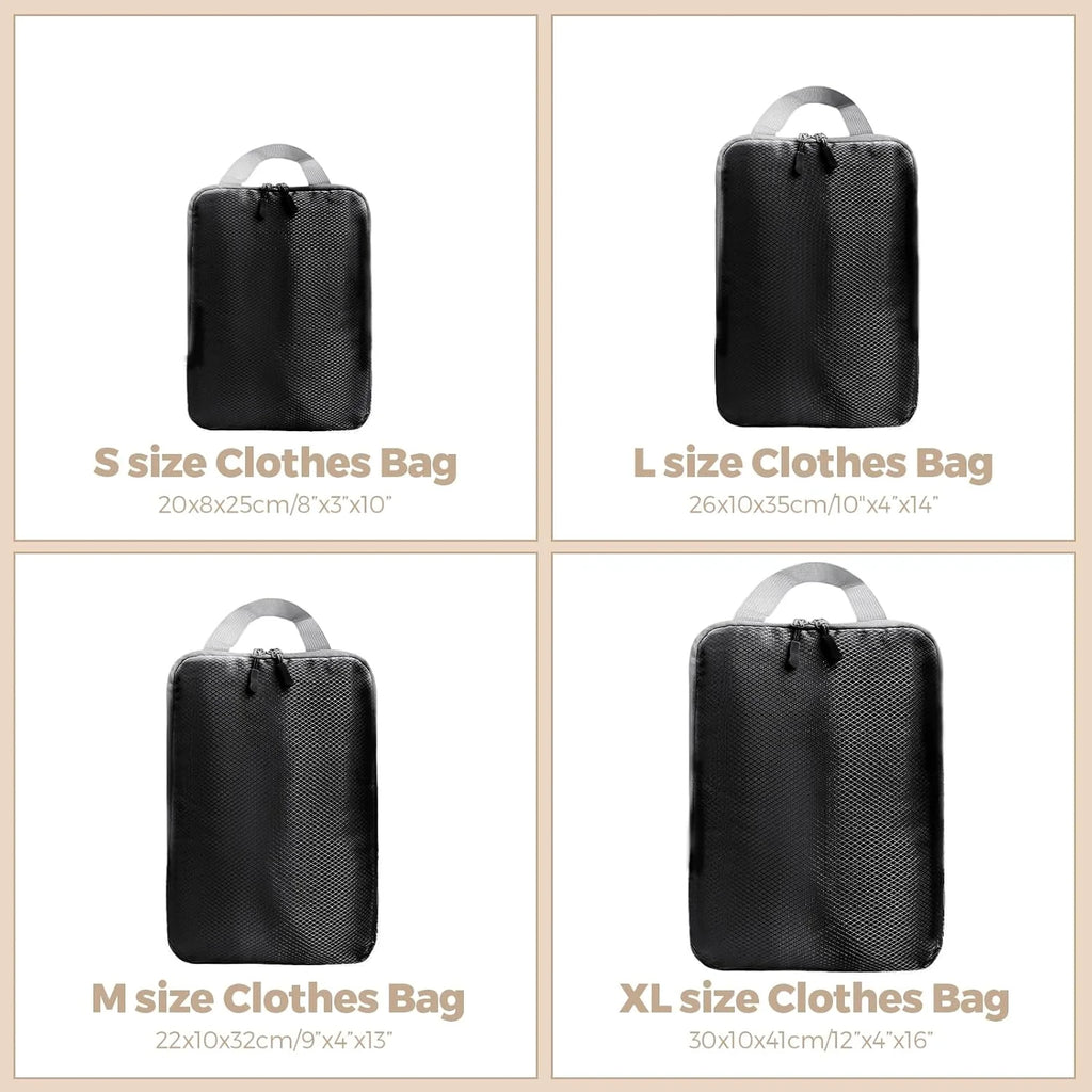 Compression Packing Cubes for Travel Organizers Bag Travel Packing Organizers Luggage Cubes for Packing Ultralight Expandable