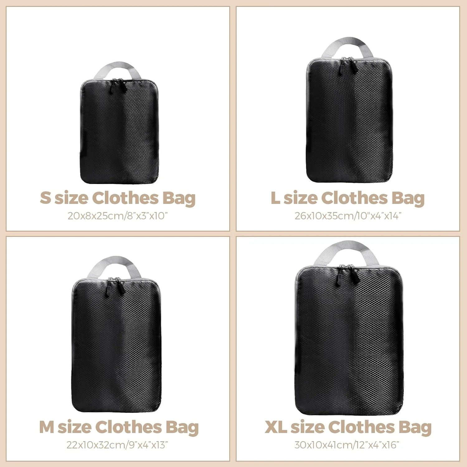 Compression Packing Cubes for Travel Organizers Bag Travel Packing Organizers Luggage Cubes for Packing Ultralight Expandable