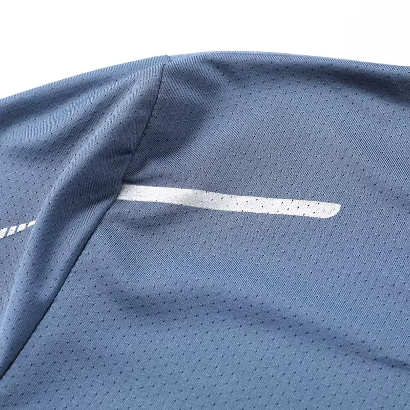 Men's Quick-Dry Breathable T-Shirts for Running, Hiking, and Fishing - Soft Elastic Outdoor Sports Short Sleeve Summer Shirt