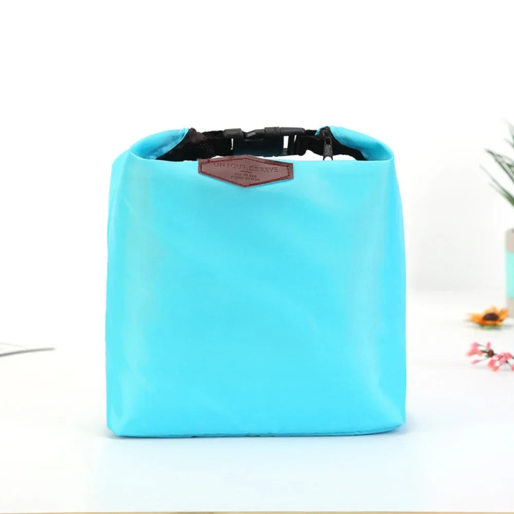 1Pcs Insulated Lunch Bags Leakproof Small Cooler Bag Oxford Waterproof Thermal Bag Portable Cool Bag Camping Picnic Bento Bags