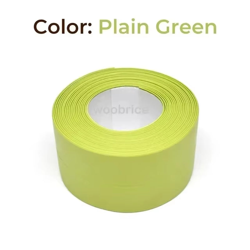 Self-Adhesive Waterproof PVC Sealing Strip Tape for Bathroom, Kitchen & Toilet - Mold-Proof Caulk Solution