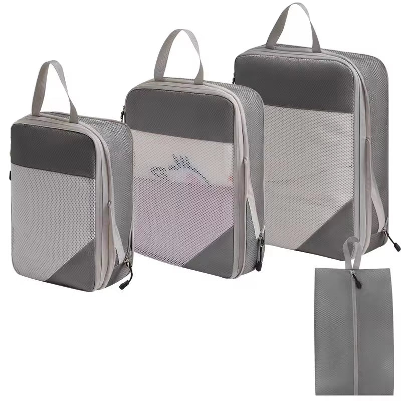 Compression Packing Cubes for Suitcases Travel Accessories Expandable Packing Organizers Lightweight Travel Organizer Cubes