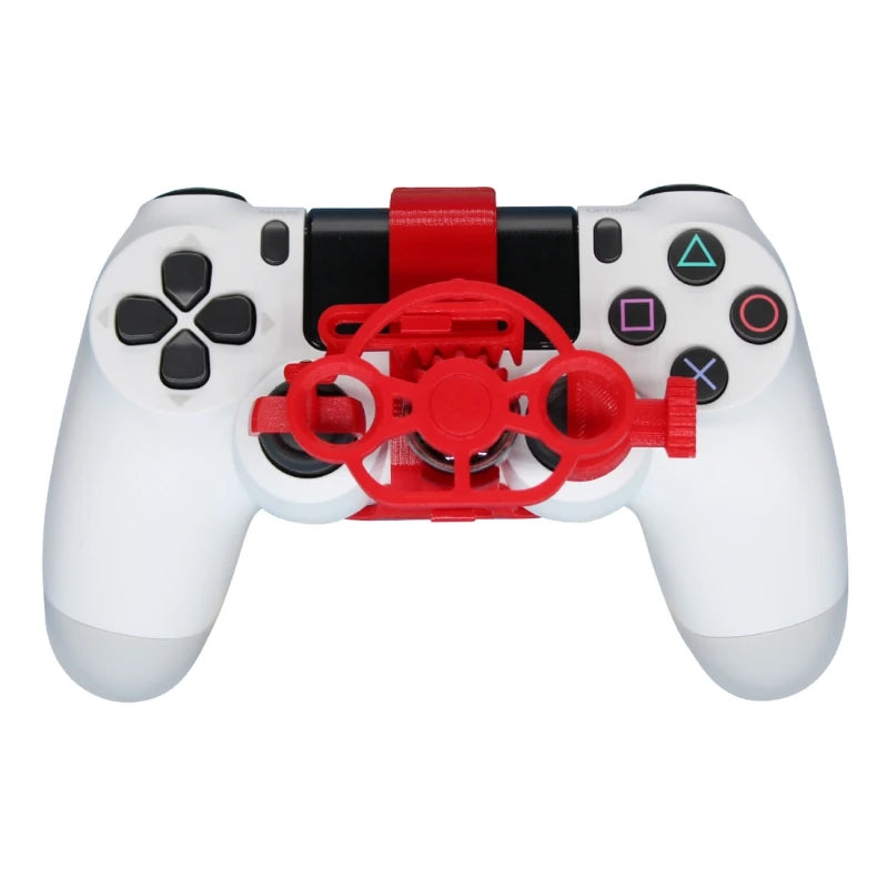 Mini 3D Printed Steering Wheel Auxiliary Controller for Racing Games on Sony PS4