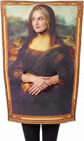 Famous Paintings Mona Lisa Costume Halloween Adult Men Women Funny Cerative Dress up One Size