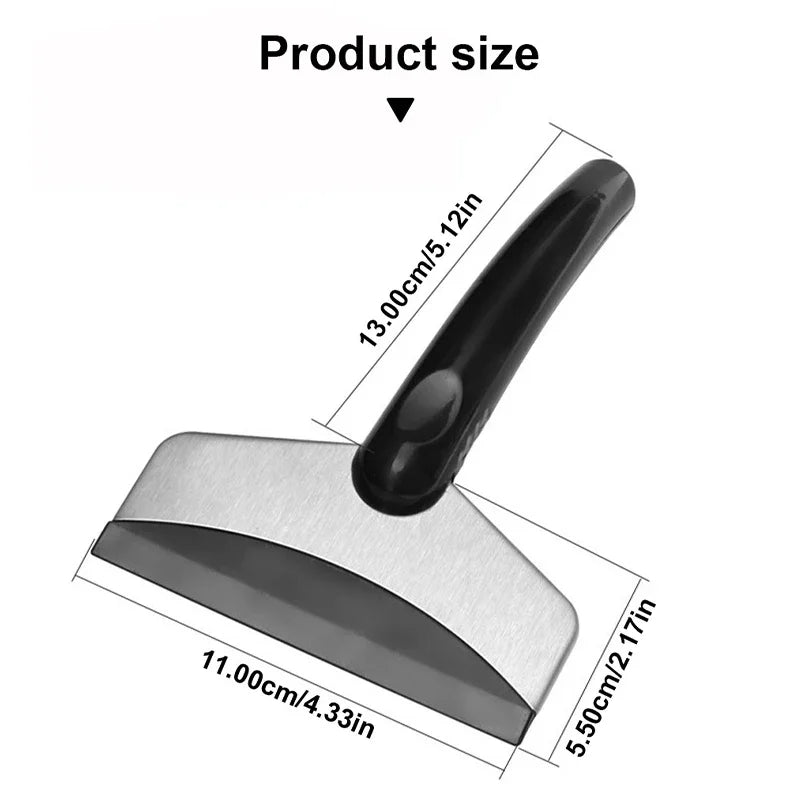 Car Ice Scraper Snow Removal Shovel Windshield Glass Defrost Removal Automotive Winter Stainless Steel Car Accessories