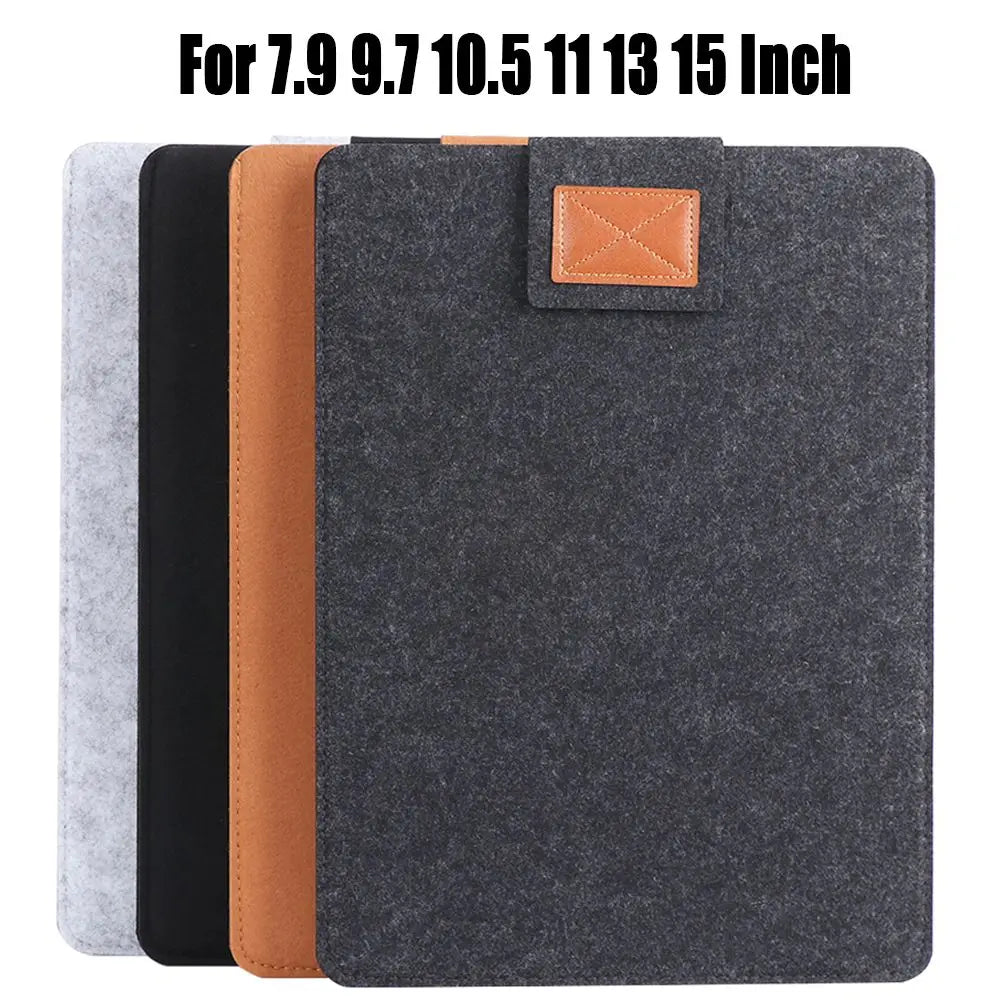 Anti-Scratch Felt Protector Bag Laptop Bag Tablet Protection Case Pouch Light Sleeve for 11 13 15 Inch Ipad Pro Kindle Macbook
