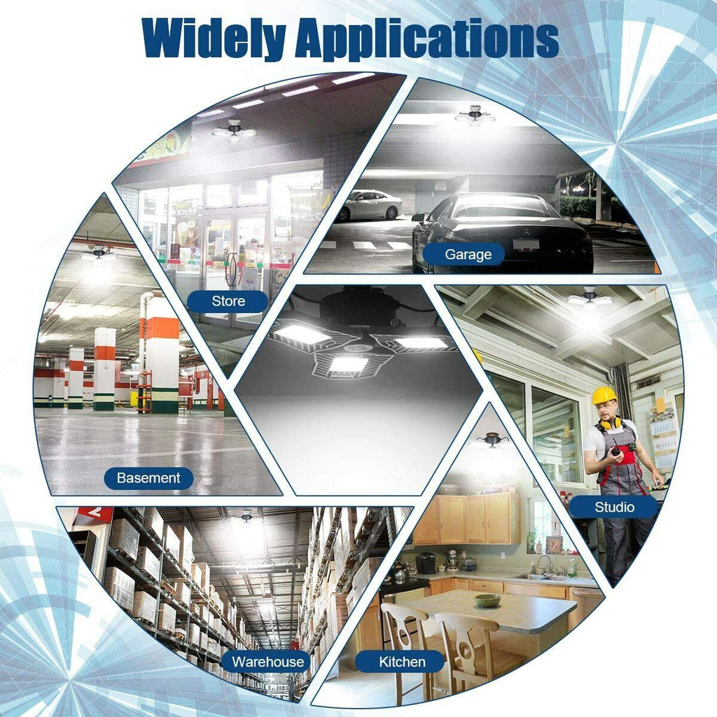 Super Bright Adjustable LED Garage and Basement Light